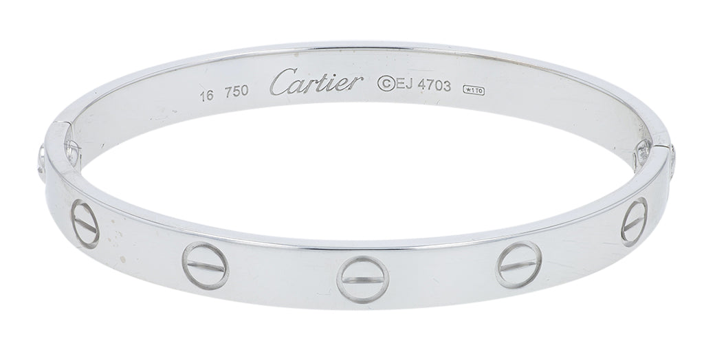 18K WG Cartier Love Bangle