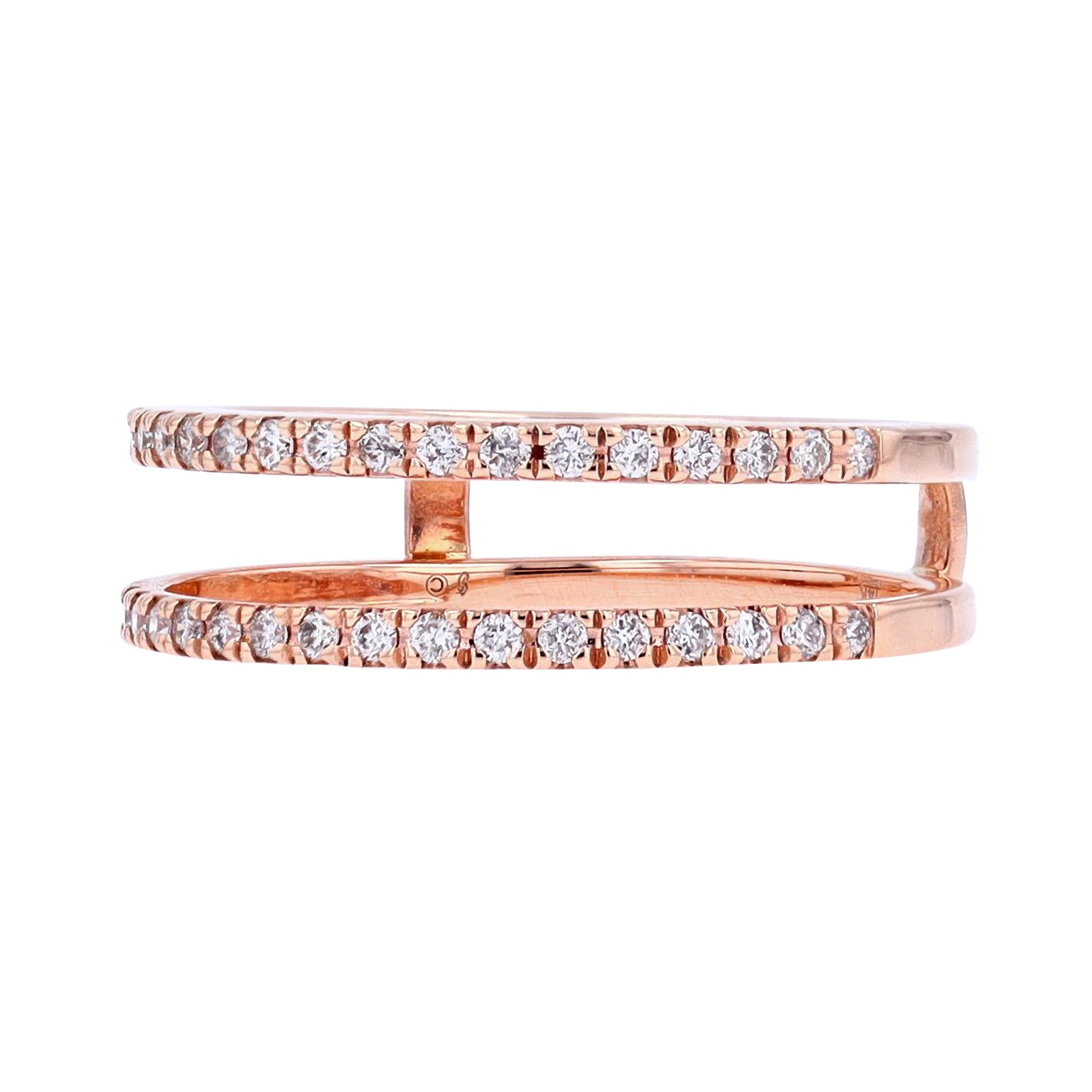 14K RG 1/4 CT Diamond Ring Guard