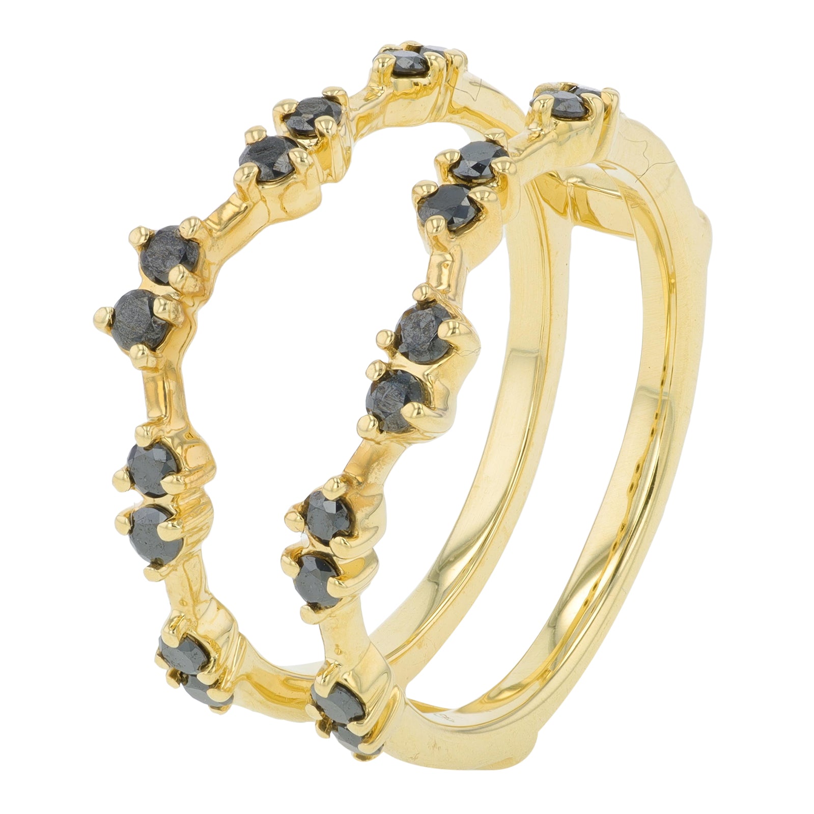 14K YG .50 CTW Ring Guard