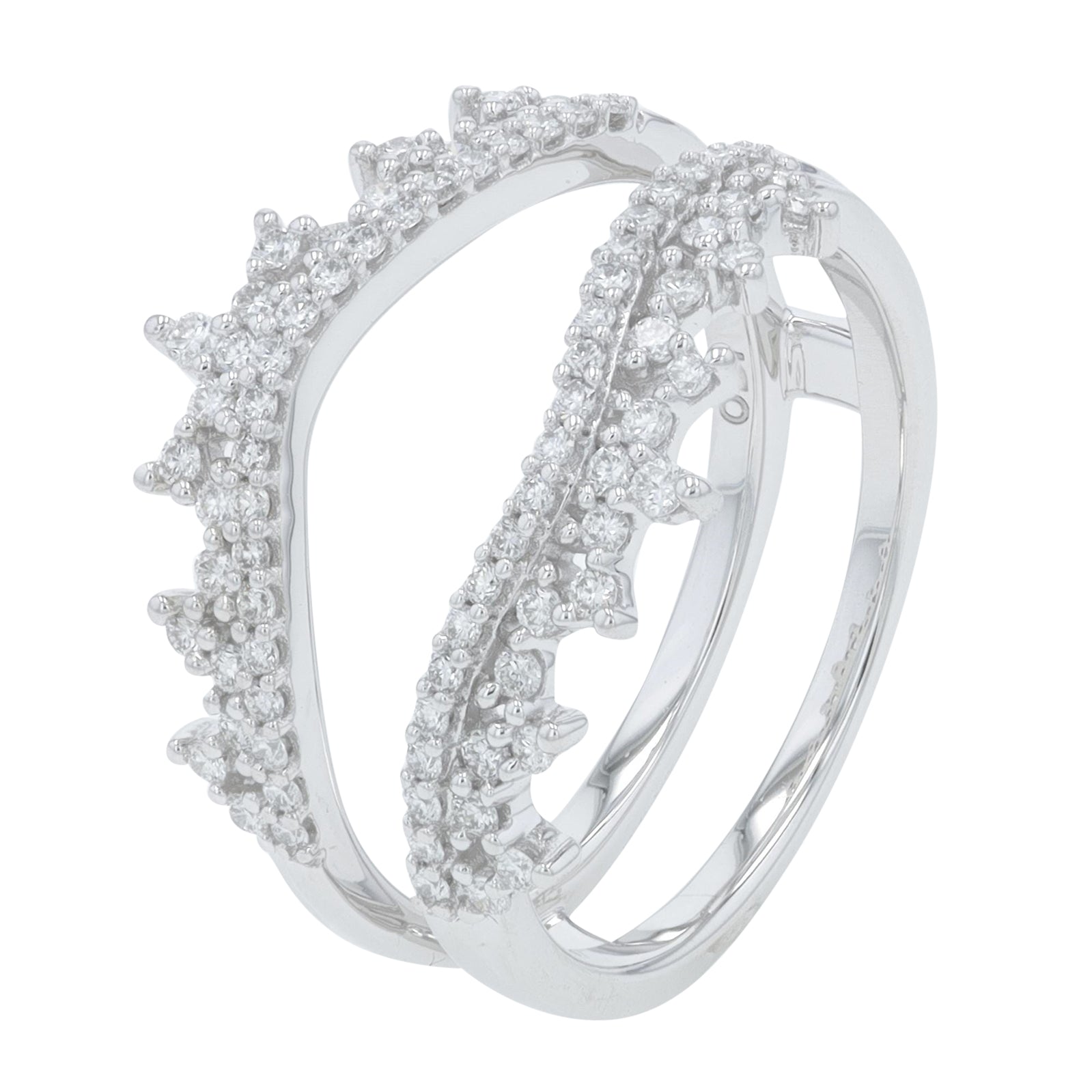 14K .50 CTW Diamond Ring Guard<p><strong>More Colors Available</p></strong>