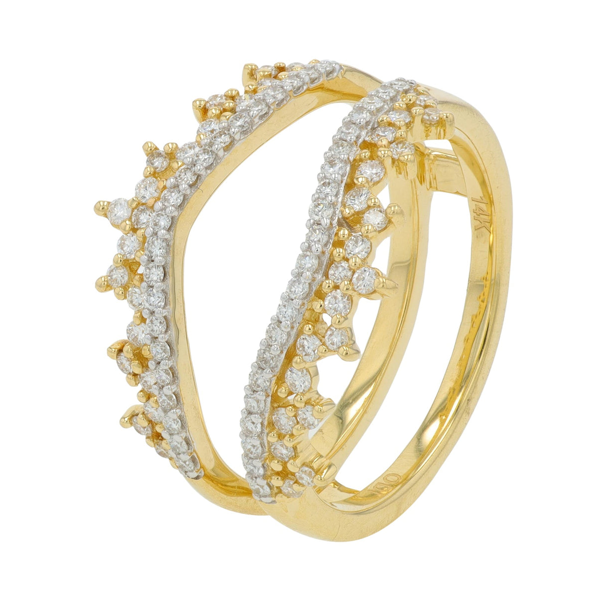 14K .50 CTW Diamond Ring Guard<p><strong>More Colors Available</p></strong>