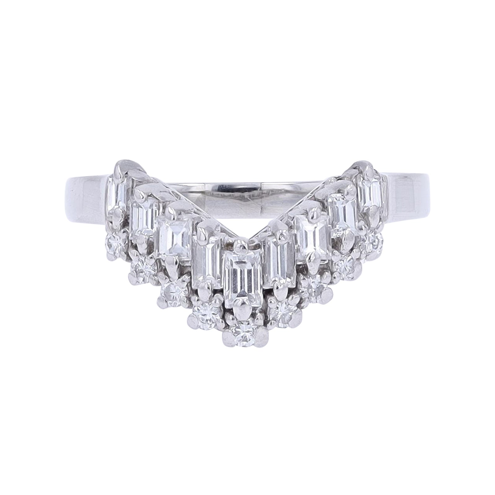 PT900 1/2 CT Diamond Ring Wrap
