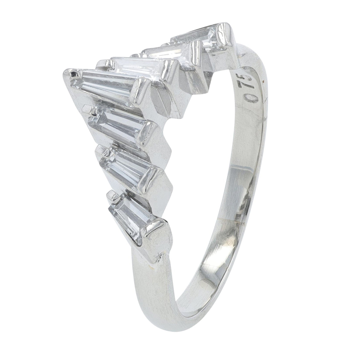 PT900 .75 CT Diamond Ring Wrap
