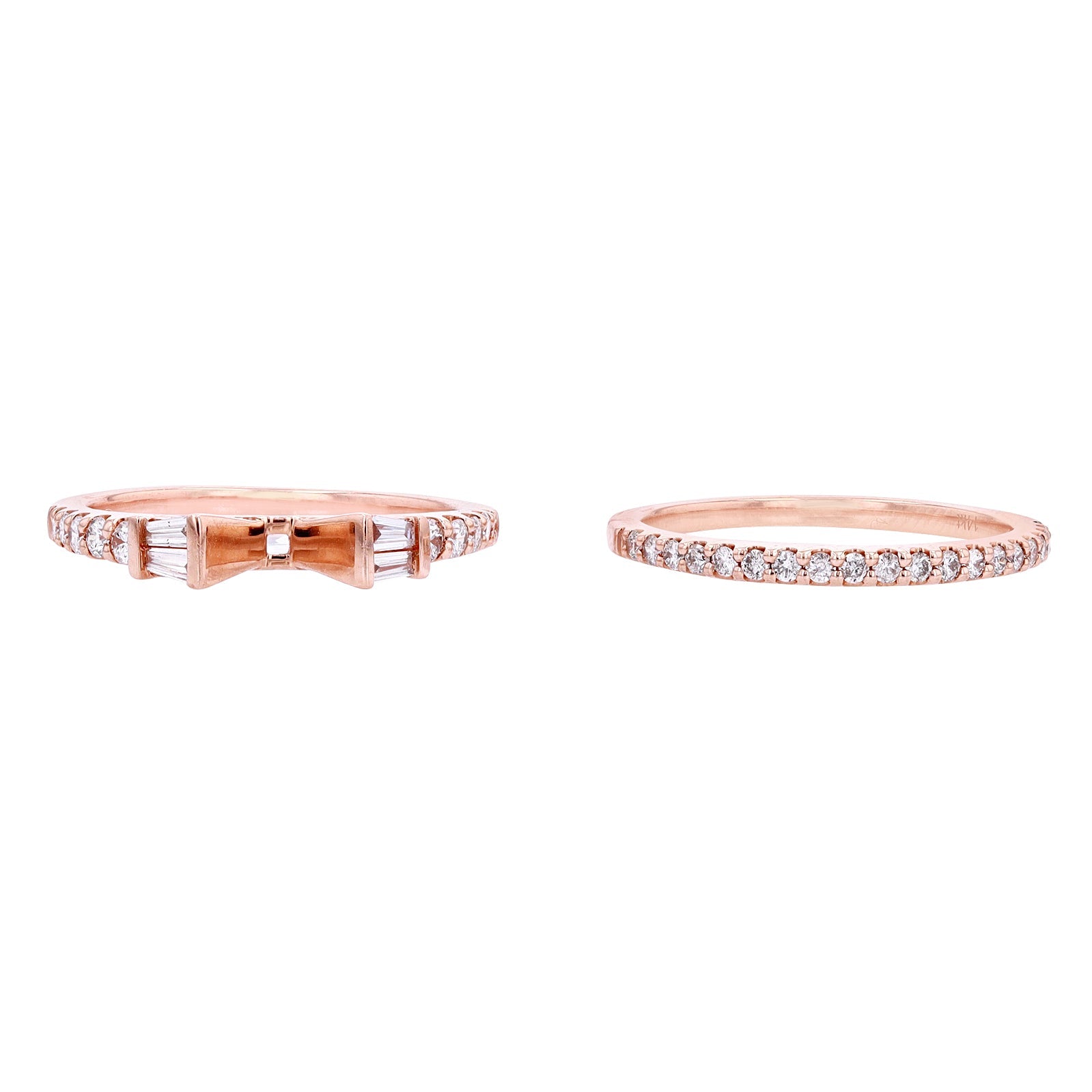 14K Diamond Bridal Set Semi-Mount<p><strong>More Colors Available</p></strong>