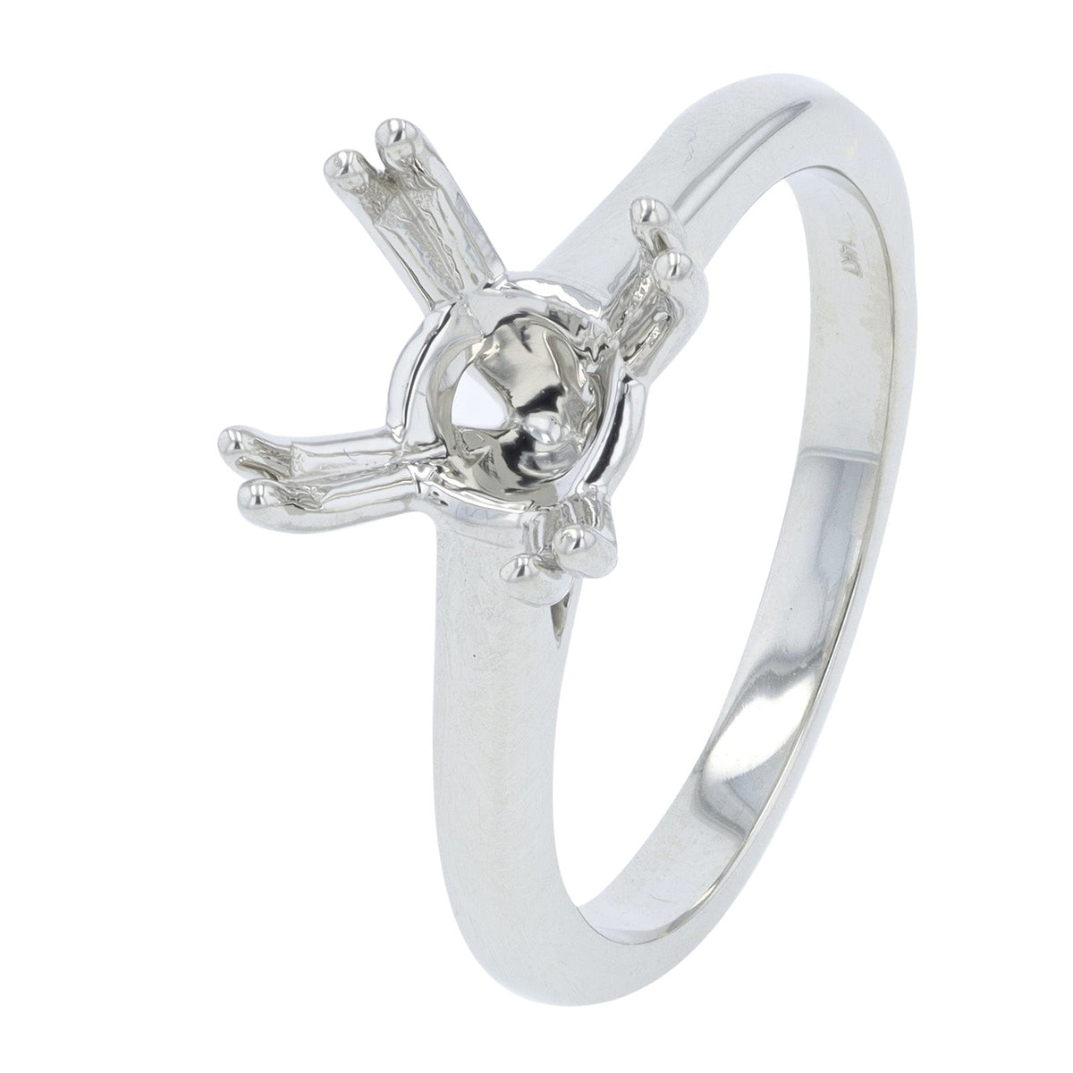 14K Gold Semi-Mount Holds 6.5 MM Cushion<p><strong>More Colors Available</p></strong>