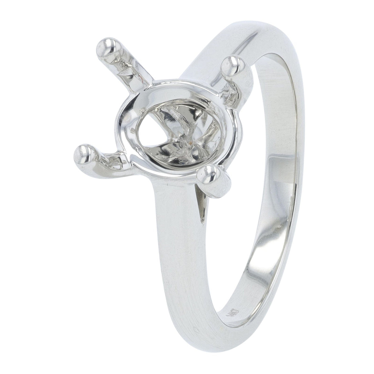 14K Gold Semi-Mount Holds 8.5 x 6.5 MM Oval<p><strong>More Colors Available</p></strong>
