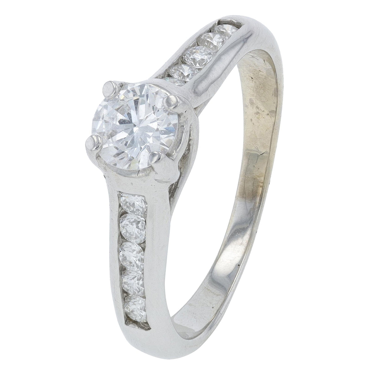 18K WG 0.25 CT Diamond Semi-Mount