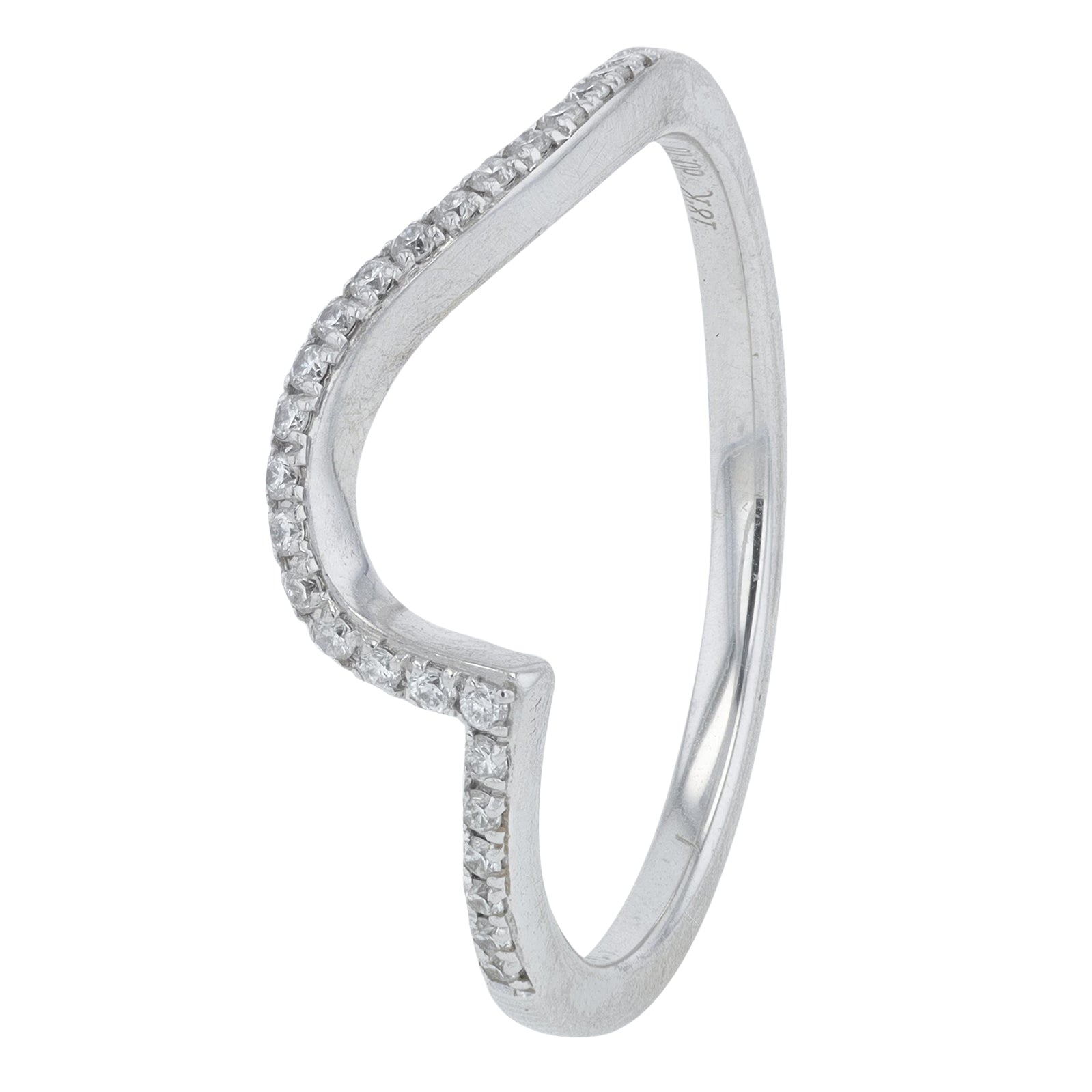 18K WG Simon G .36 CT Diamond Semi-Mount Bridal Set