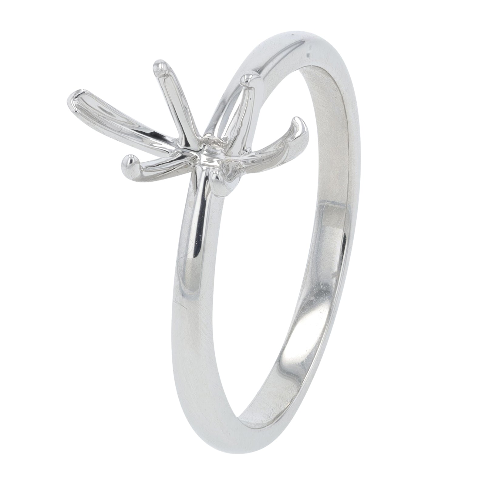 14K WG Marquise Semi-Mount