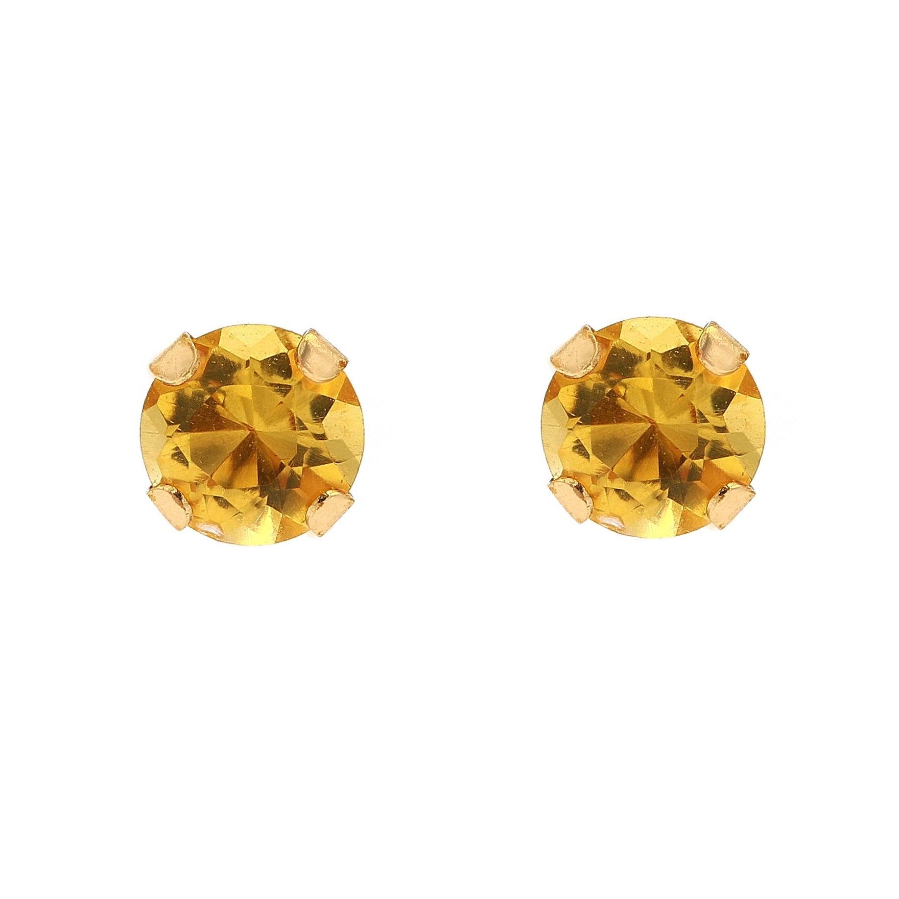 10K Gemstone Studs<p><strong>More Colors Available</p></strong>