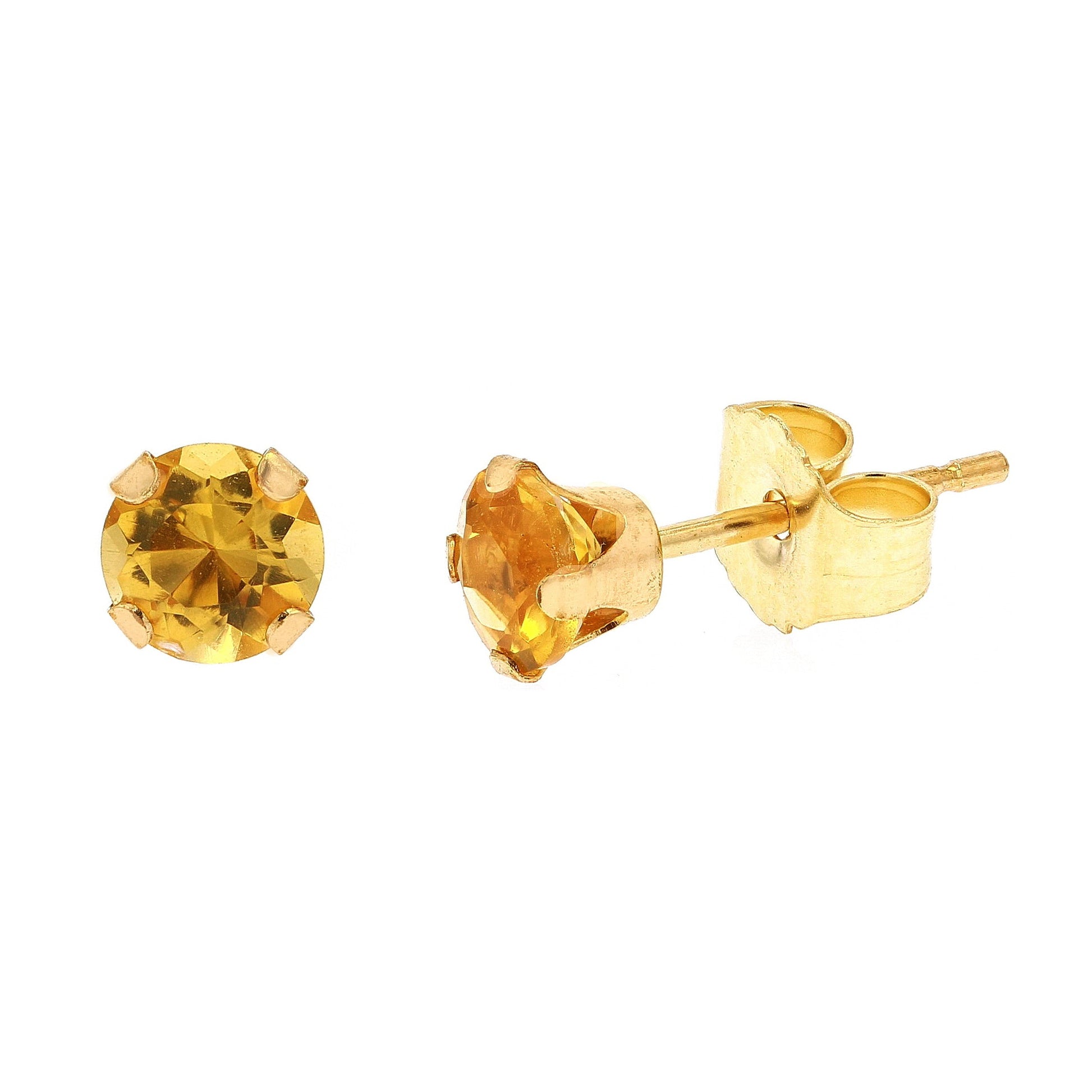10K Gemstone Studs<p><strong>More Colors Available</p></strong>