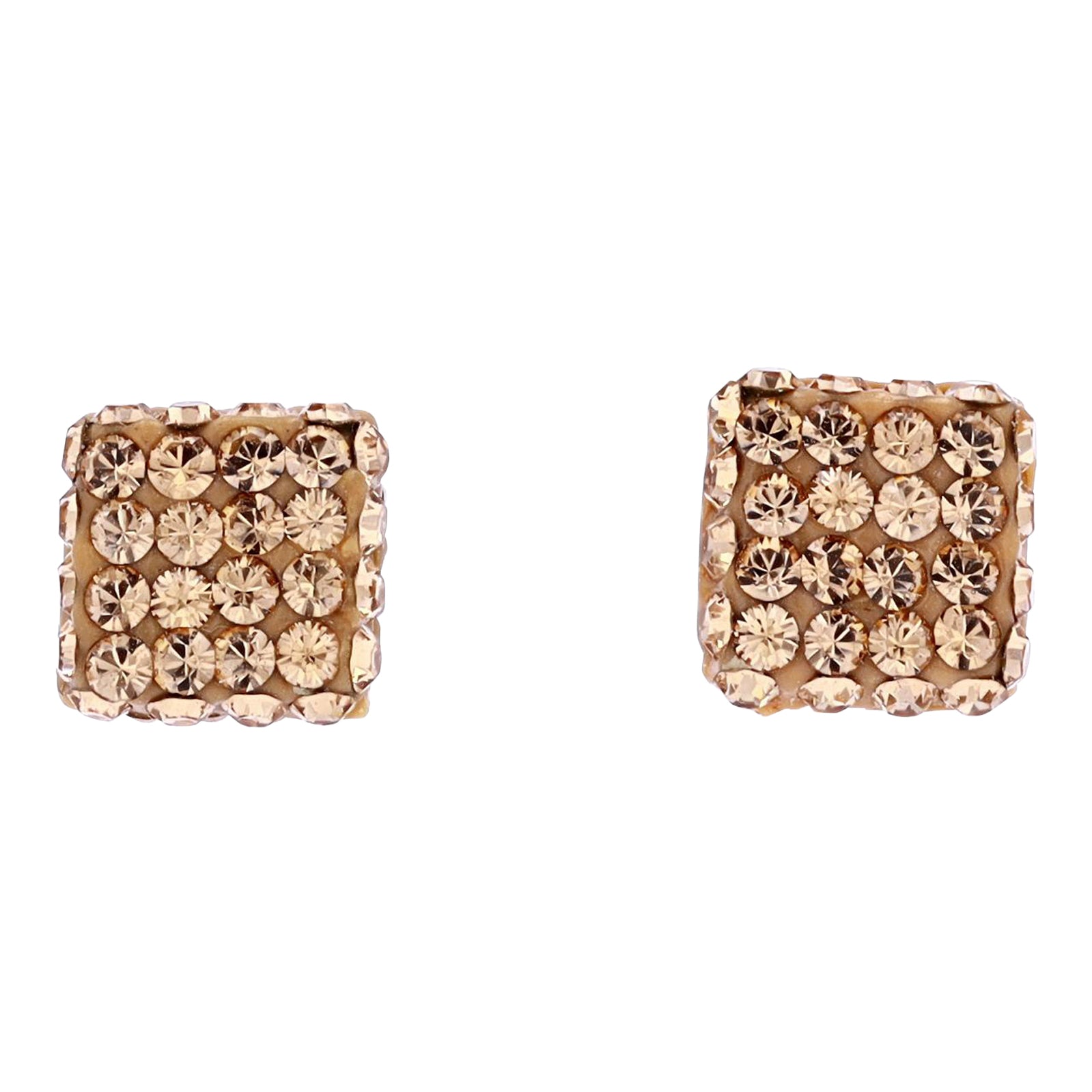 10K WG Colorado Topaz Crystal Studs