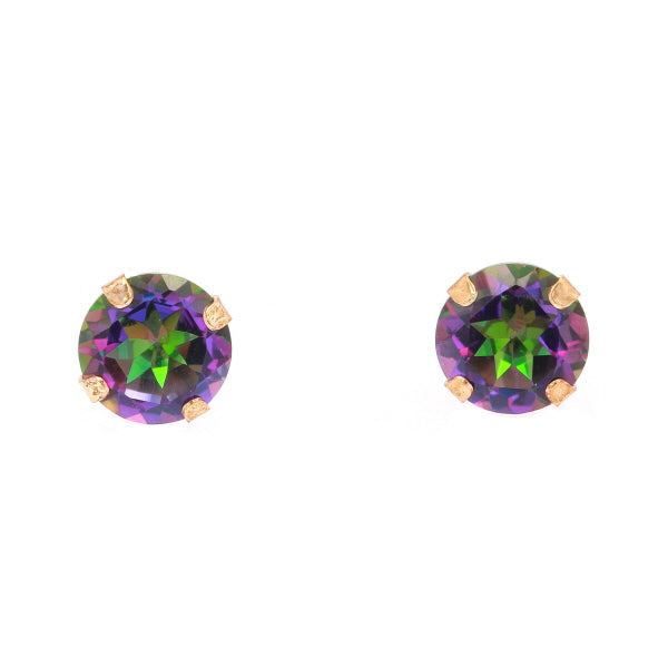 10K 6x6 MM Gemstone Studs<p><strong>More Colors Available</p></strong>