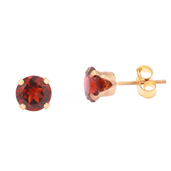 10K 6x6 MM Gemstone Studs<p><strong>More Colors Available</p></strong>
