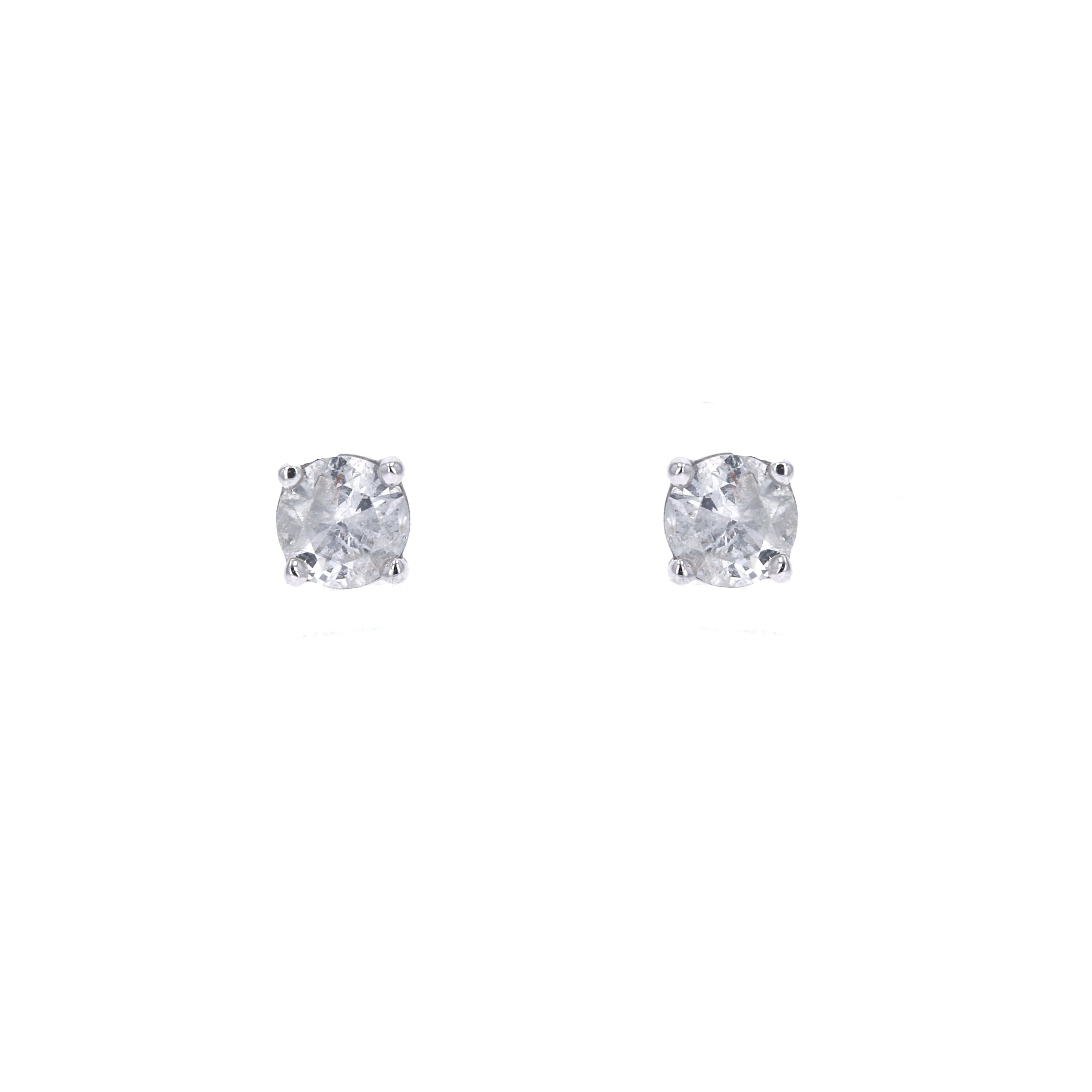 14K 1/5 CTW Diamond Studs<p><strong>More Colors Available</p></strong>