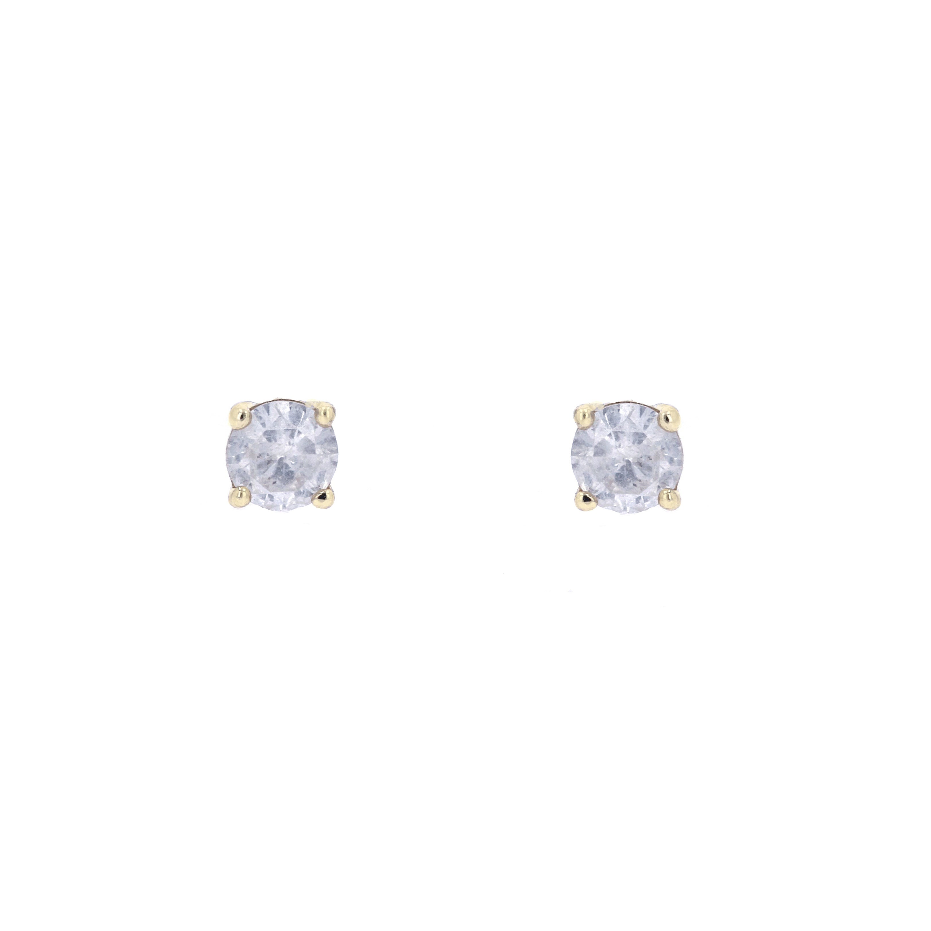 14K 1/5 CTW Diamond Studs<p><strong>More Colors Available</p></strong>