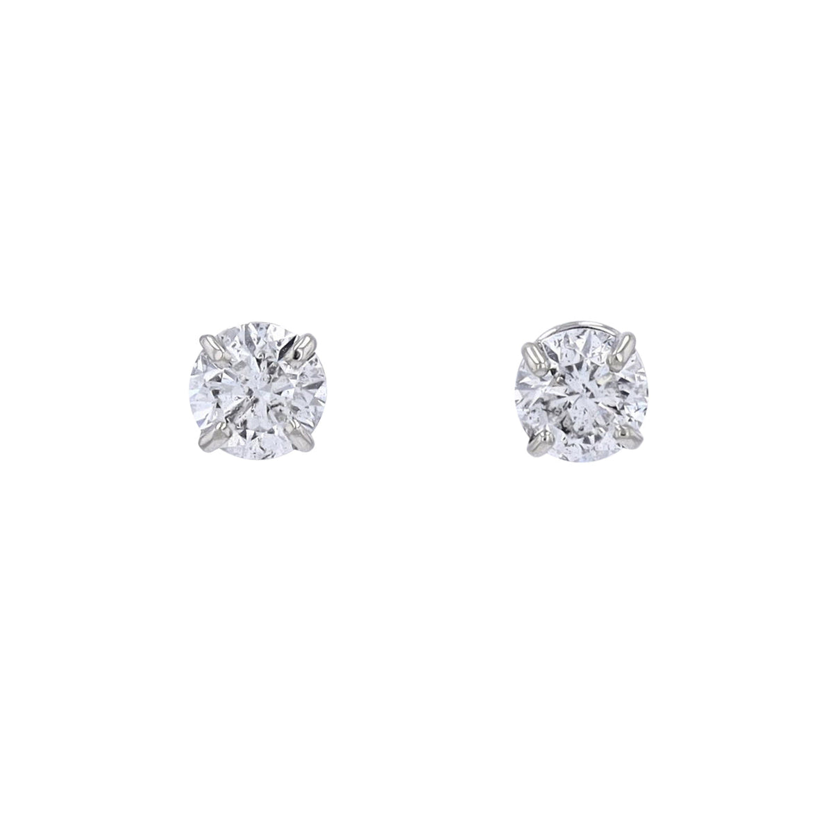 14K WG 1.82 CTW Diamond Studs
