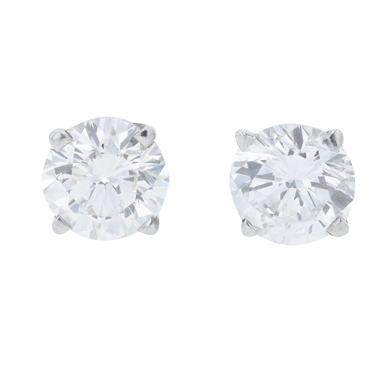 14K WG 1.25 CTW Diamond Studs