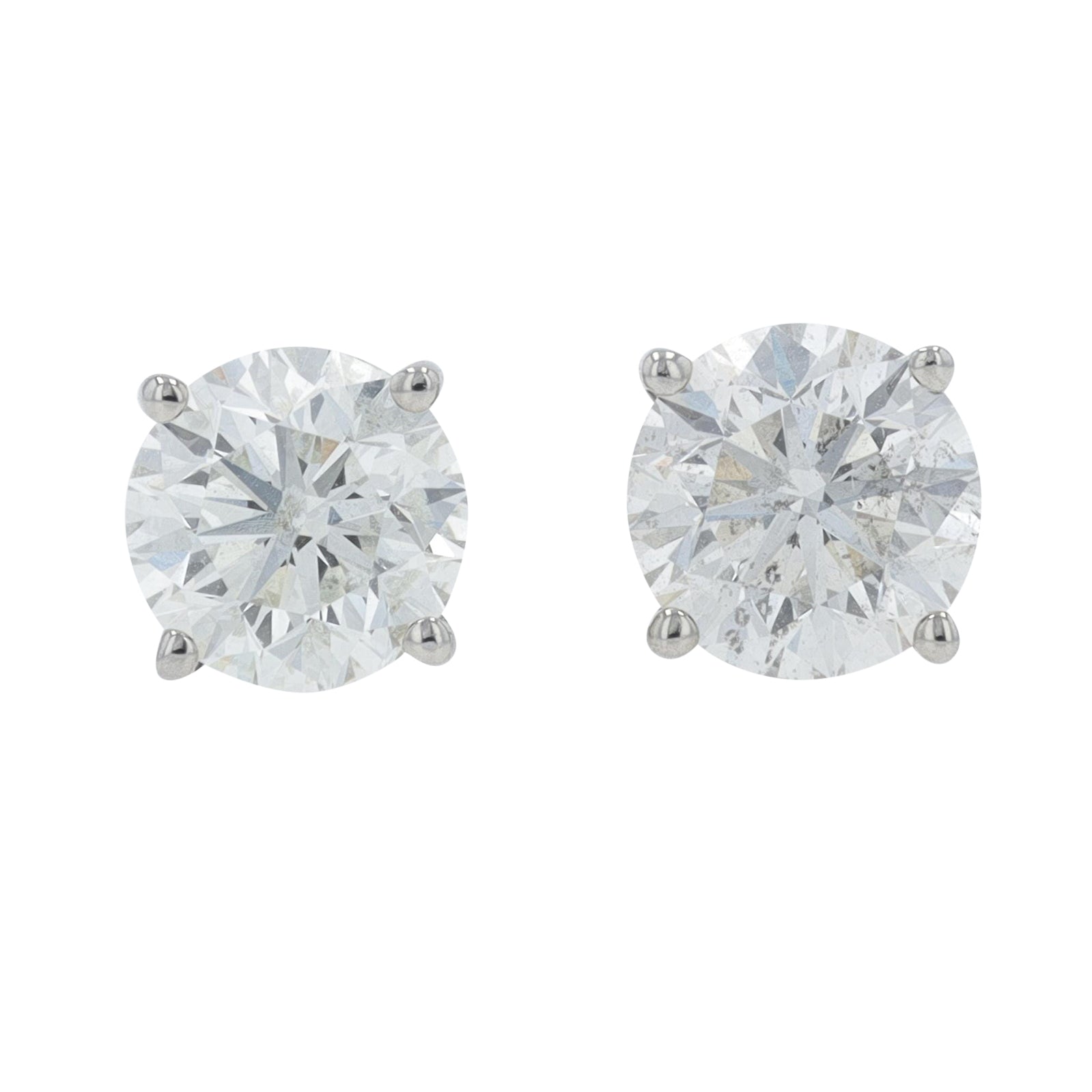 14K WG 1.50 CT Diamond Studs
